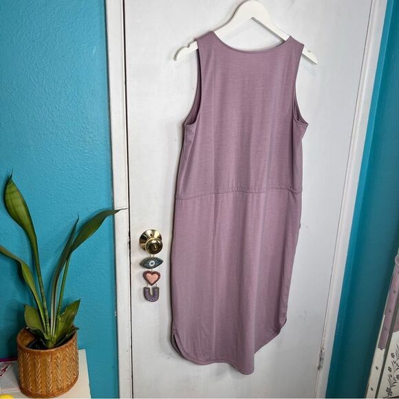 Garnet Hill Lavender Midi Dress - Picture 6 of 6
